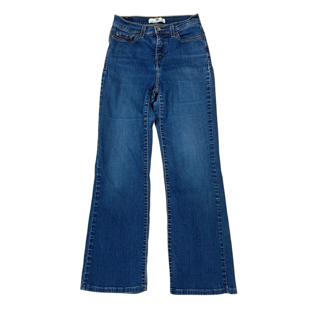 Levis‎ Perfectly Slimming 512 Bootcut Jeans Womens 26x29 Cotton Blend Denim